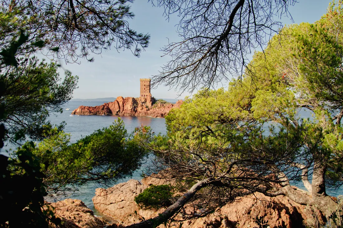 Cap Dramont an der Côte d’Azur, Frankreich